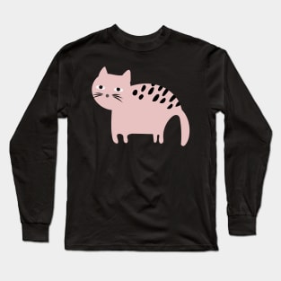 Draw vector illustration character collection cute cat.Doodle cartoon style. Long Sleeve T-Shirt